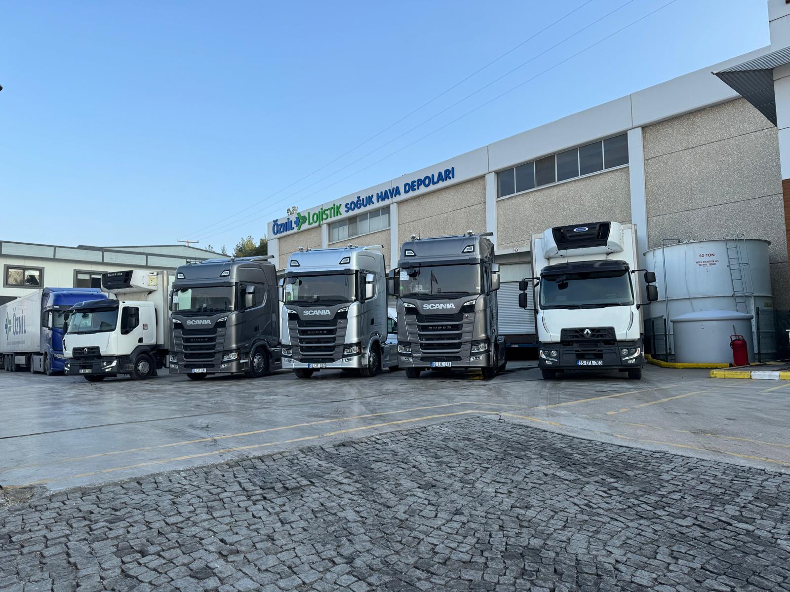 Öznil Lojistik frigorifik araç filosu